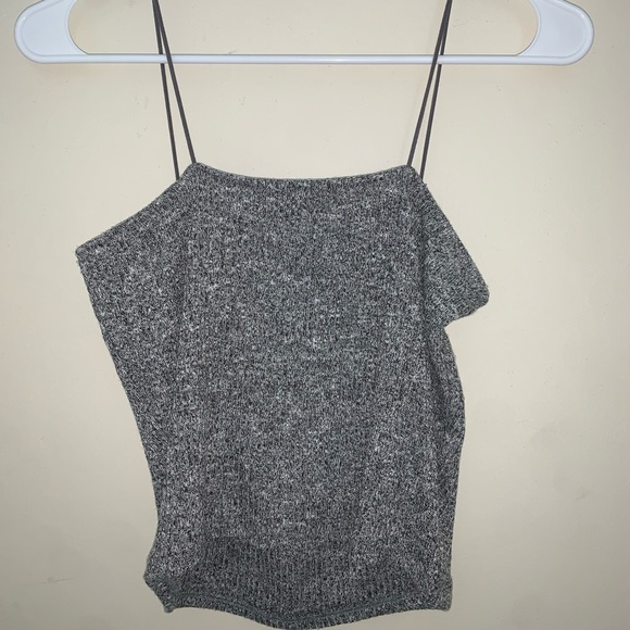 Gray Cropped Cami - Picture 3 of 3